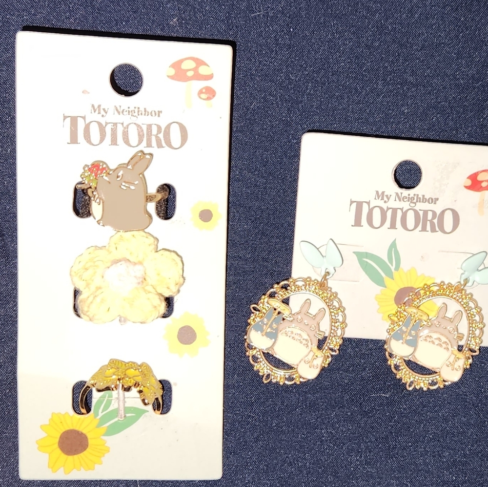 My Neighbor Totoro Jewelry Set From Hot Topic